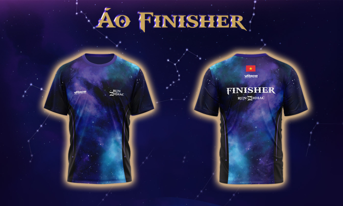 Thiết kế áo finisher của giải. Ảnh: vRace