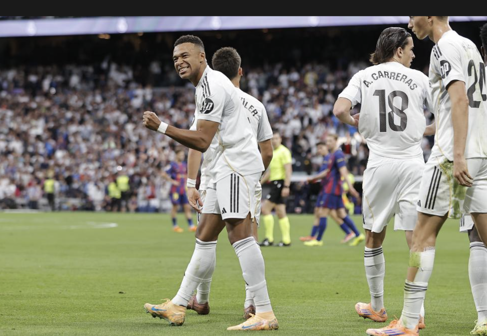 Mbappé tỏa sáng trận El Clasico, Real Madrid thắng nghiền ép Barcelona - Ảnh 2.