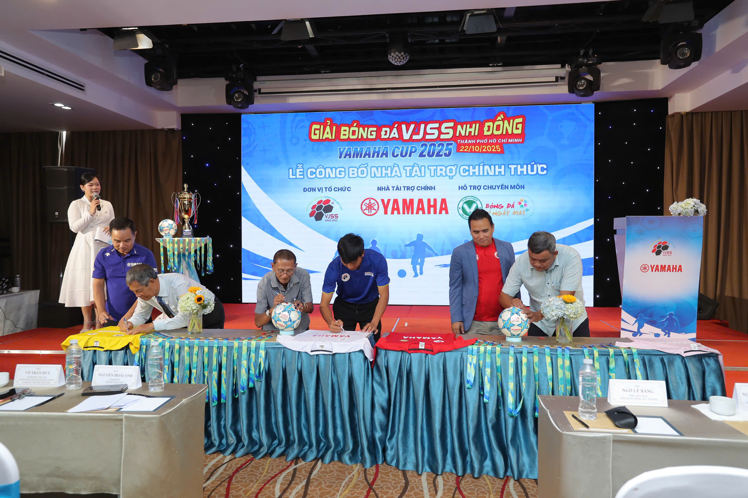 Chuẩn bị khởi tranh Giải Bóng đá VJSS nhi đồng TP HCM - Yamaha Cup 2025 - Ảnh 2.