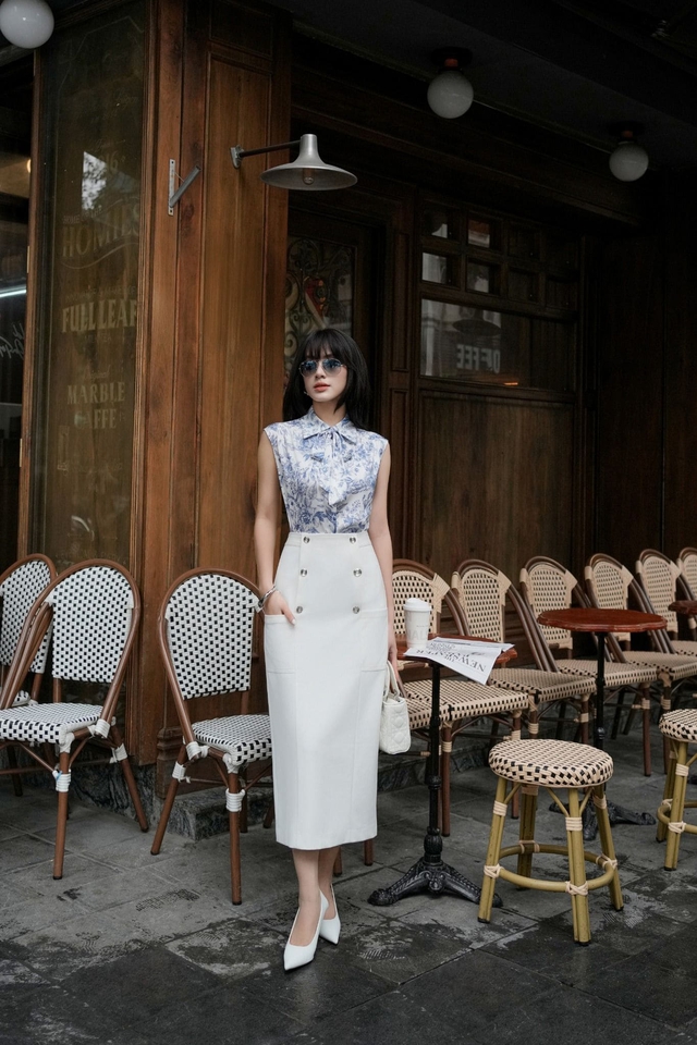 Đẹp hút hồn với chân váy bút chì cho quý cô văn phòng  - Ảnh 5.
