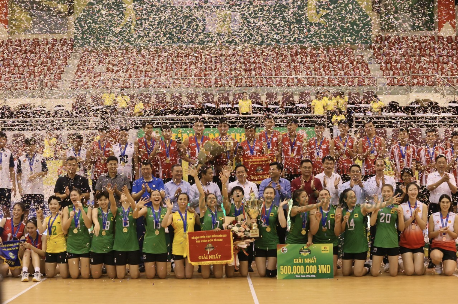 Thắng chủ nhà LPBank Ninh Bình, VTV Bình Điền Long An vô địch bóng chuyền nữ quốc gia  - Ảnh 7.