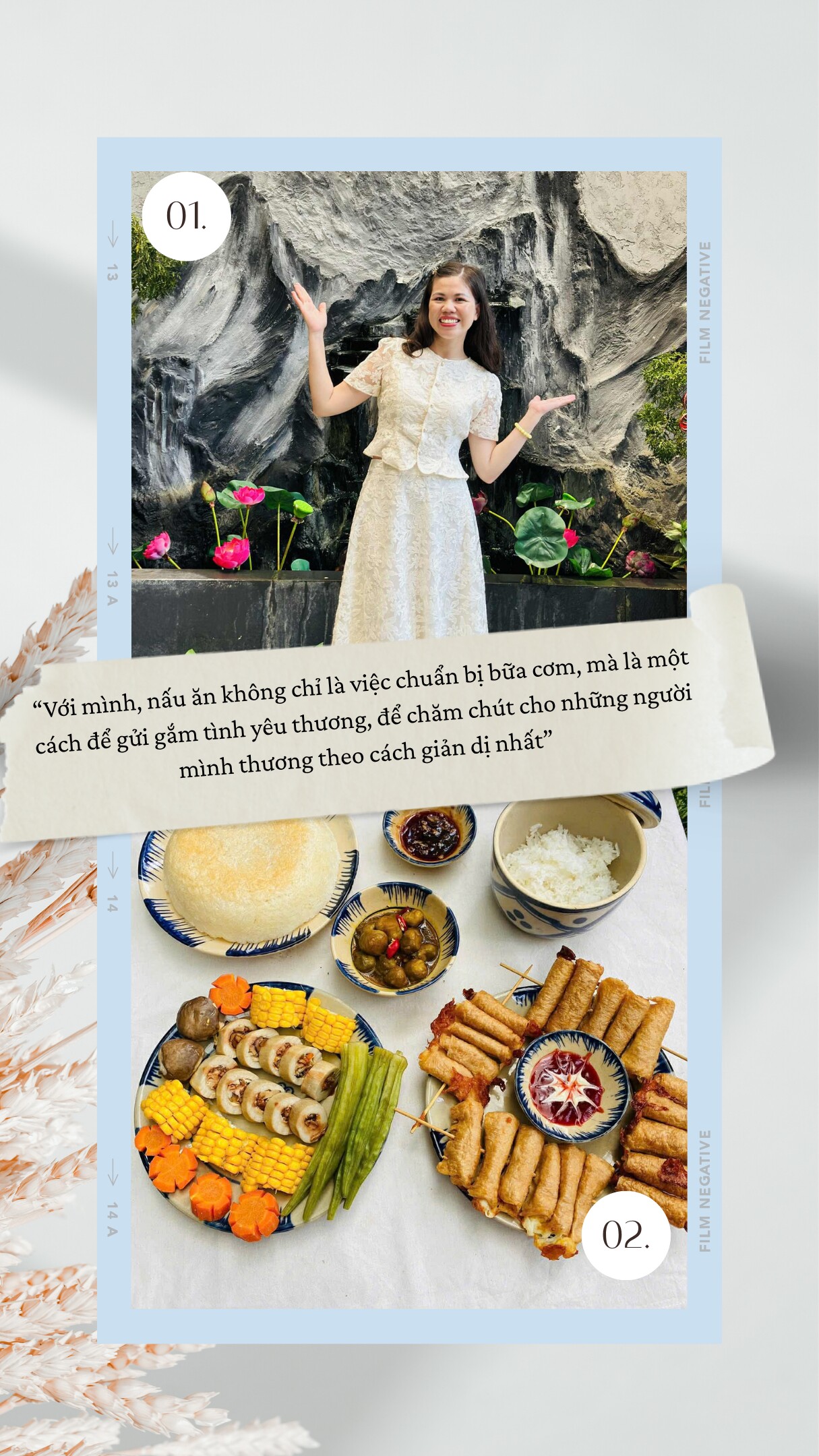 Chị Thanh Huệ có niềm yêu thích đặc biệt với nấu ăn.