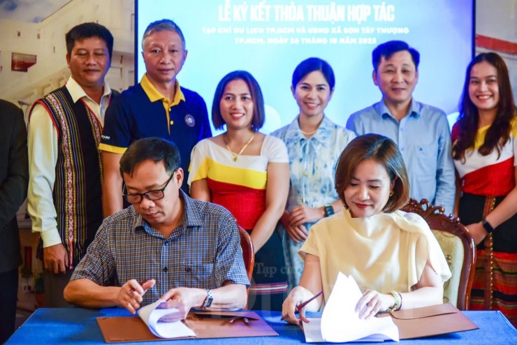 Tạp chí Du lịch TP.HCM và xã Sơn Tây Thượng ký kết hợp tác để phát triển du lịch - 3