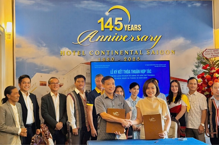 Tạp chí Du lịch TP.HCM và xã Sơn Tây Thượng hợp tác phát triển du lịch bền vững.