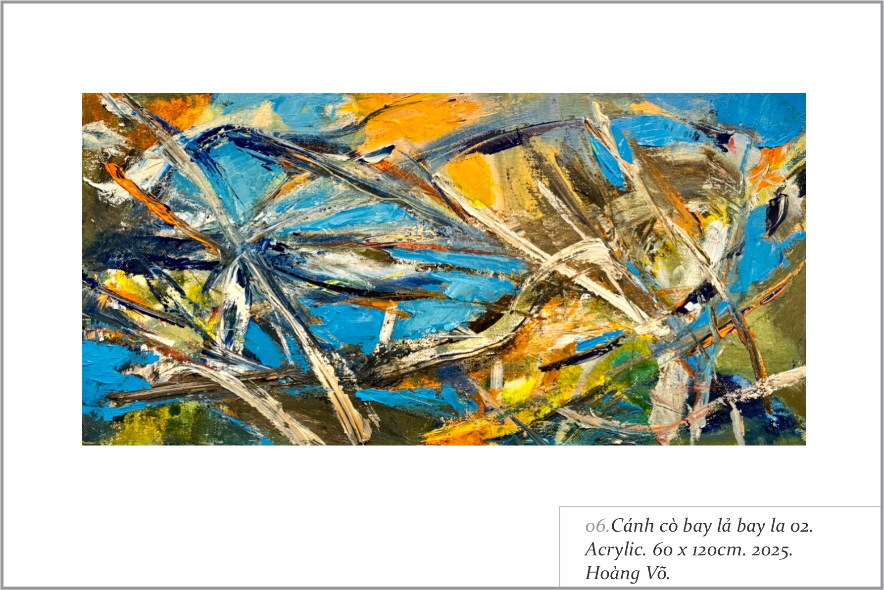 Họa sĩ Hoàng Võ và Đức Giang 'đối thoại' bằng cảm xúc và chiêm nghiệm- Ảnh 2.