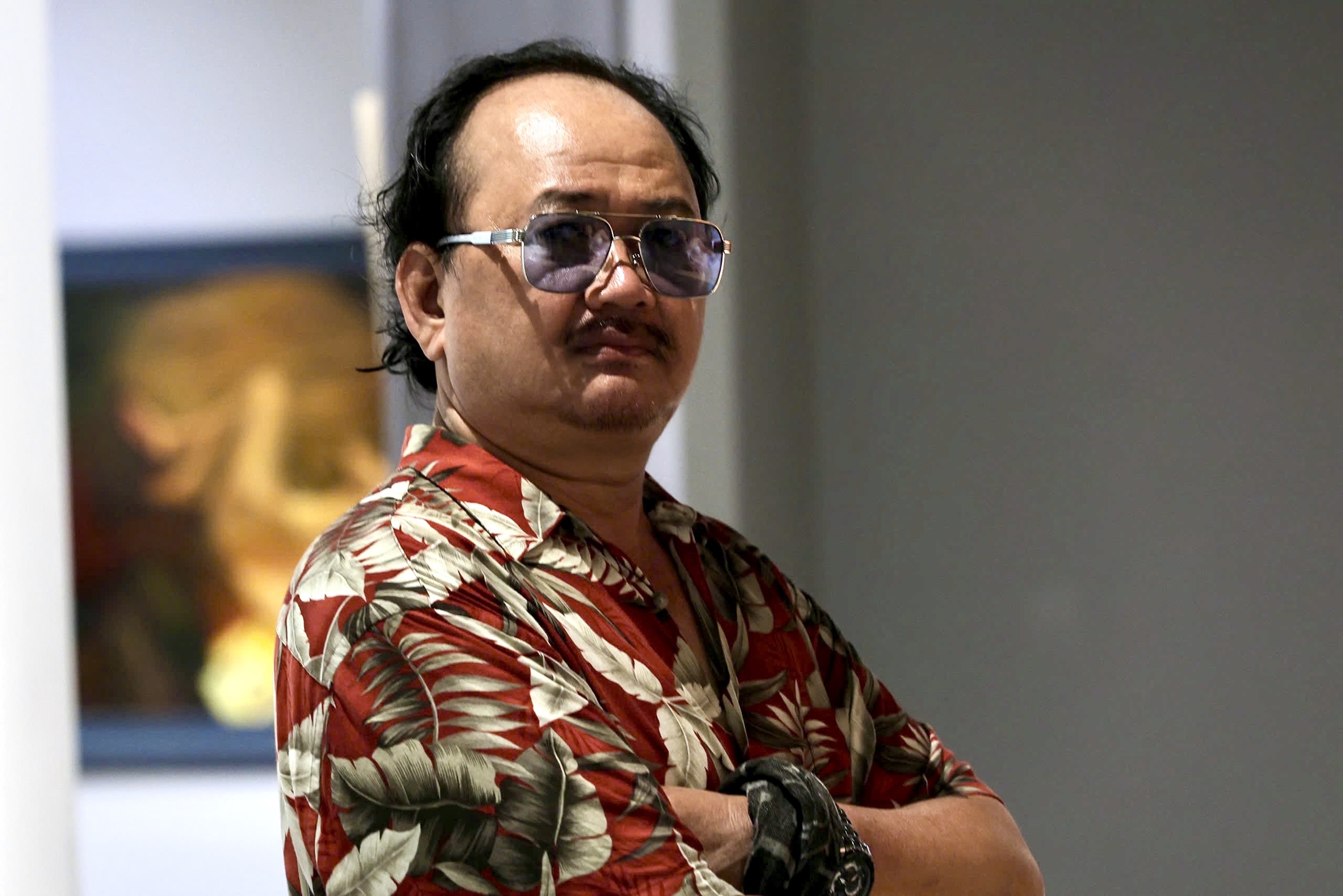 Họa sĩ Hoàng Võ và Đức Giang 'đối thoại' bằng cảm xúc và chiêm nghiệm- Ảnh 4.