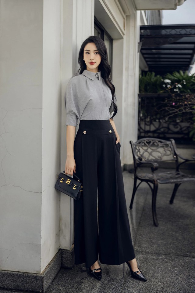 Tôn dáng hoàn hảo và che khuyết điểm với những chiếc quần suông  - Ảnh 2.