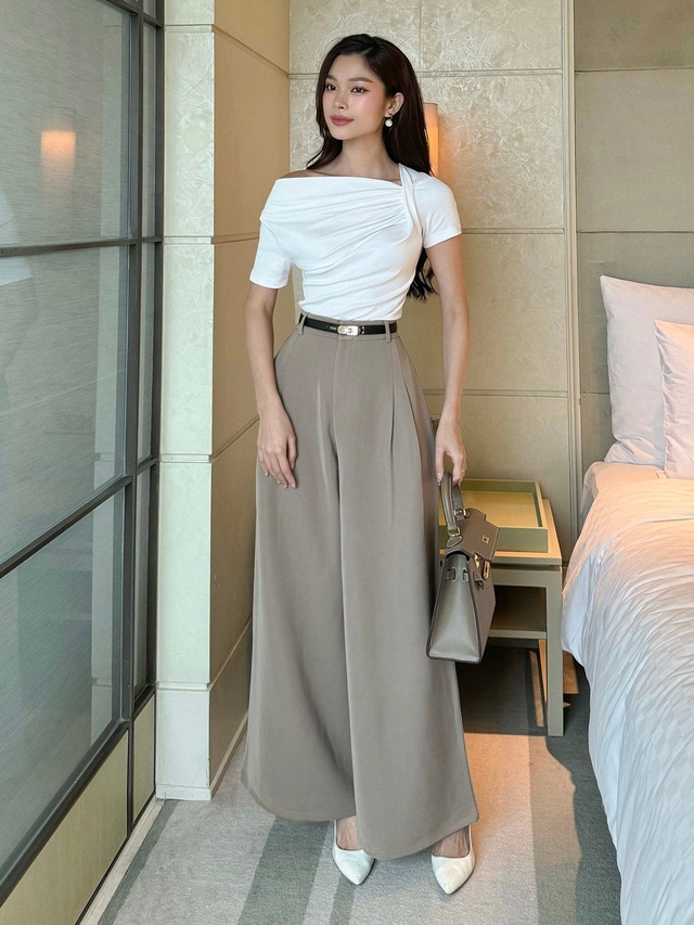 Tôn dáng hoàn hảo và che khuyết điểm với những chiếc quần suông  - Ảnh 6.