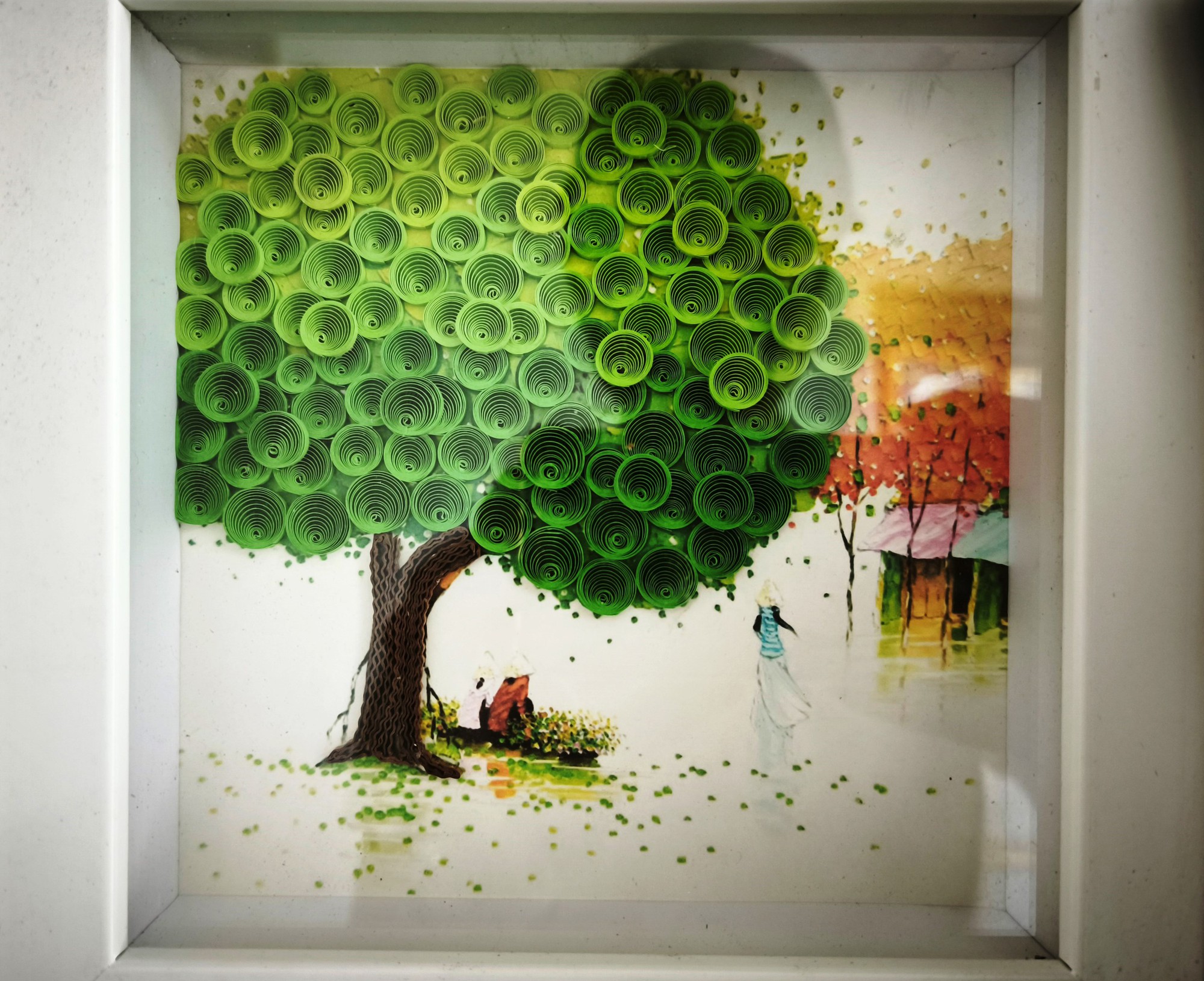 Tranh giấy xoắn của 'cô gái tí hon'- Ảnh 6.