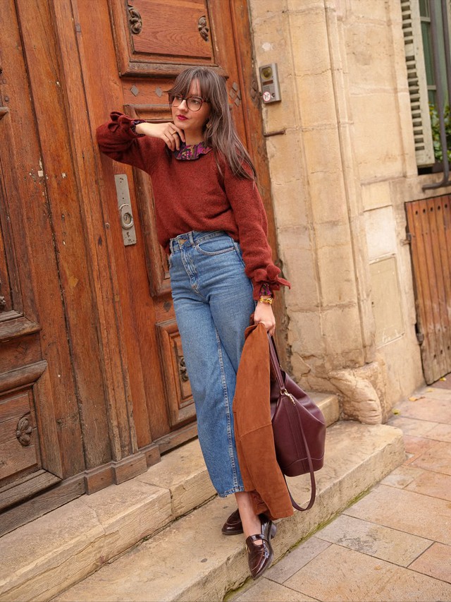 Quần jeans xanh 'vạn năng', bí quyết cho vẻ đẹp hoàn hảo năng động cả bốn mùa- Ảnh 6.