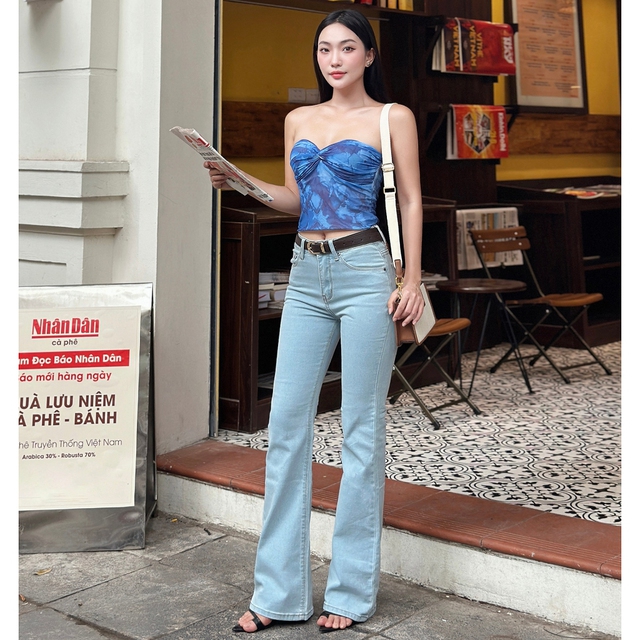 Mặc đẹp cho mọi dáng người với quần jeans cạp trễ- Ảnh 6.