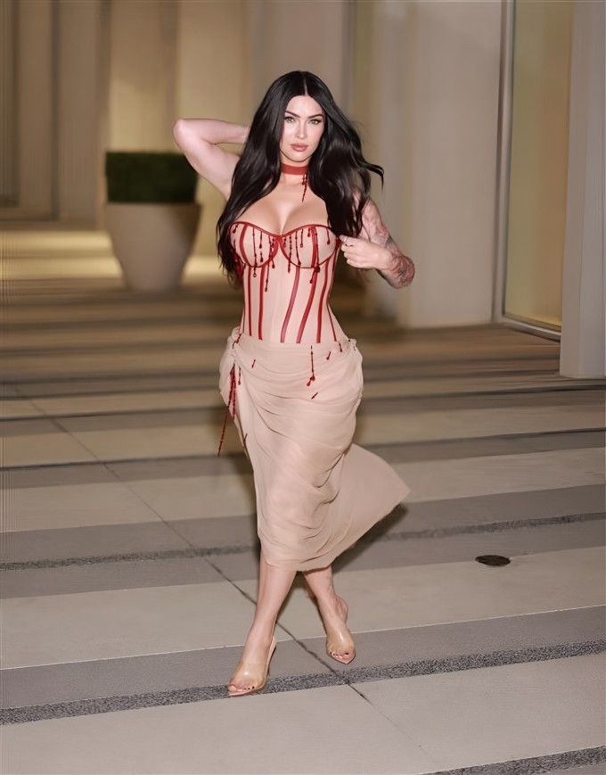 Bà mẹ bốn con tái xuất quyến rũ. Ảnh: Backgrid