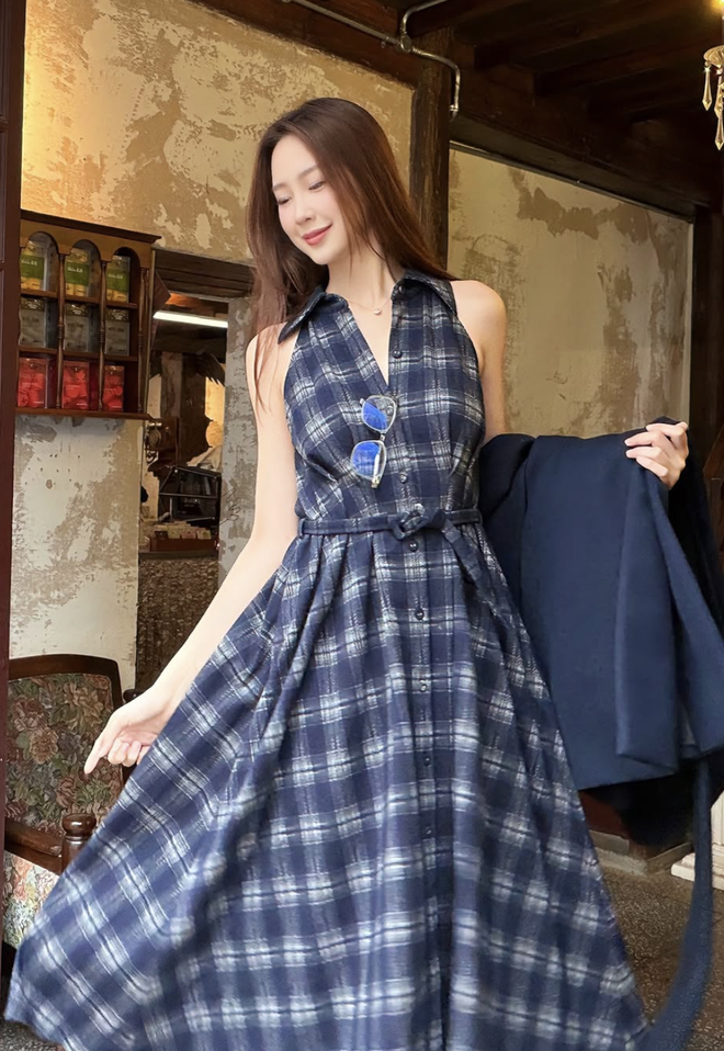 Họa tiết ca rô chưa bao giờ nhàm chán, chỉ cần nàng biết cách diện- Ảnh 5.