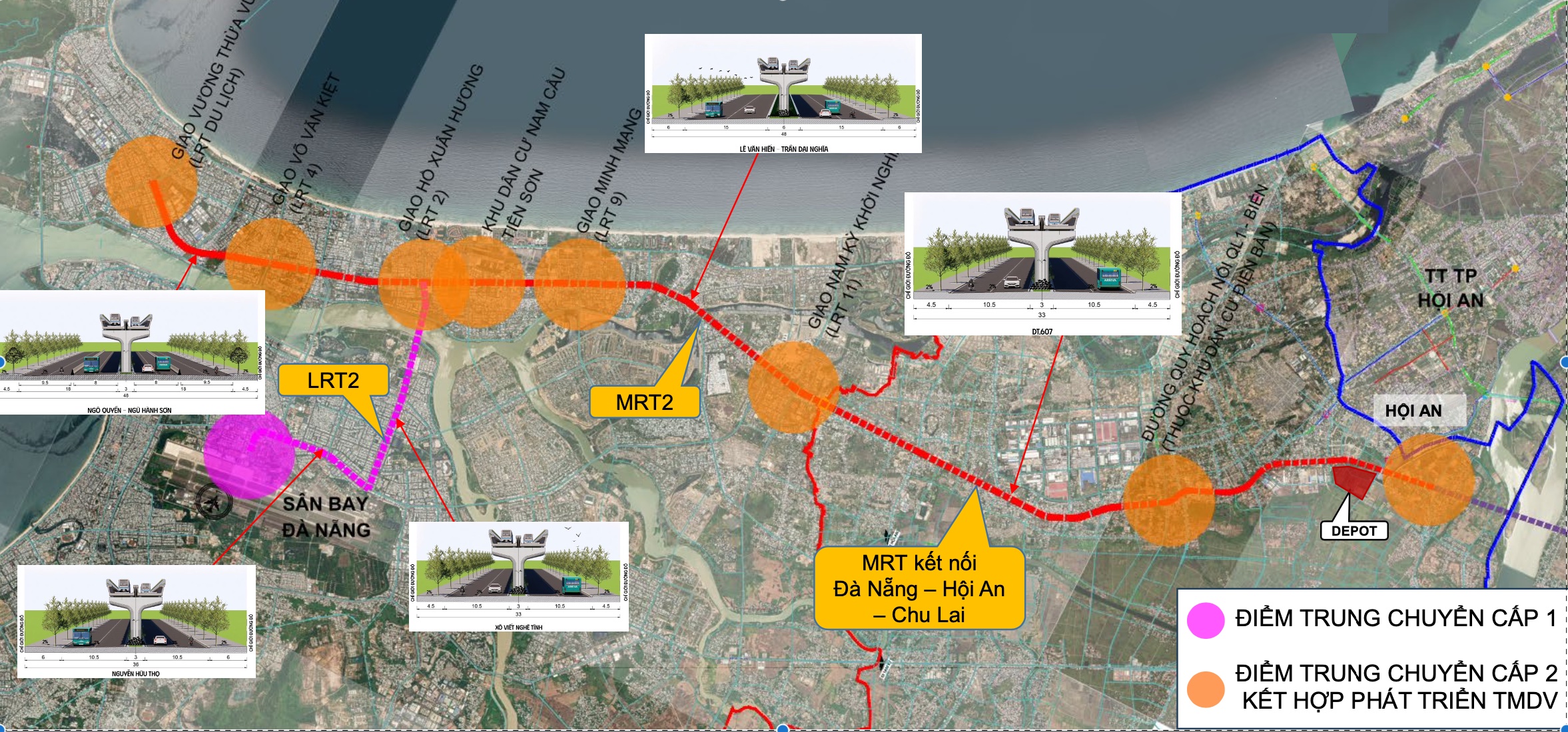 Đà Nẵng ưu tiên làm tuyến đường sắt đô thị nối từ sân bay với Hội An 3 Đà Nẵng ưu tiên làm tuyến đường sắt đô thị nối từ sân bay với Hội An - Ảnh 3.