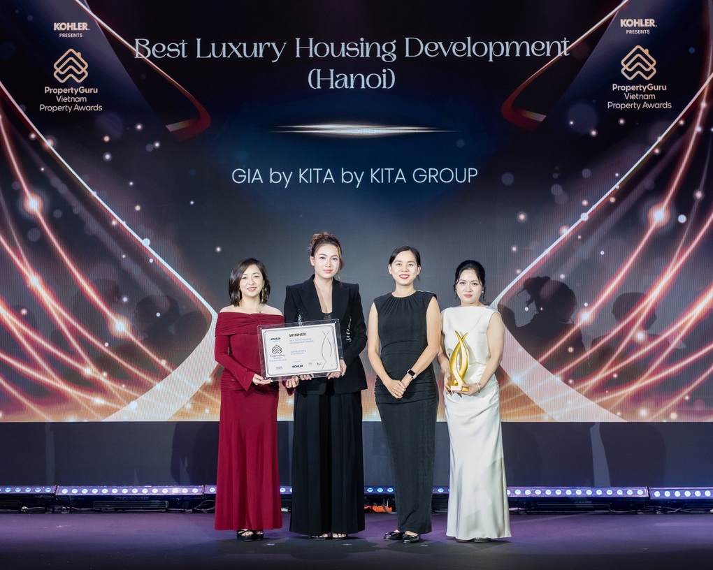 KITA Group ghi dấu ấn với 3 giải thưởng tại PropertyGuru Vietnam Property Awards 2025 - 2