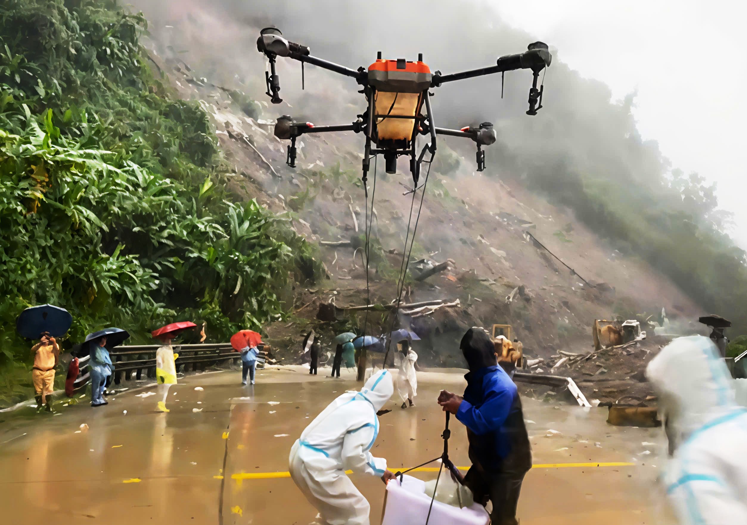 5 ngày mắc kẹt giữa đèo Lò Xo của hàng chục tài xế - Ảnh 2.