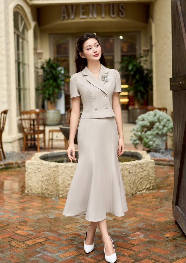 Váy đuôi cá giúp nàng khoe trọn đường cong, tôn nét thanh xuân- Ảnh 7.