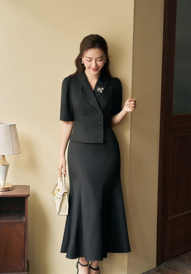 Váy đuôi cá giúp nàng khoe trọn đường cong, tôn nét thanh xuân- Ảnh 8.