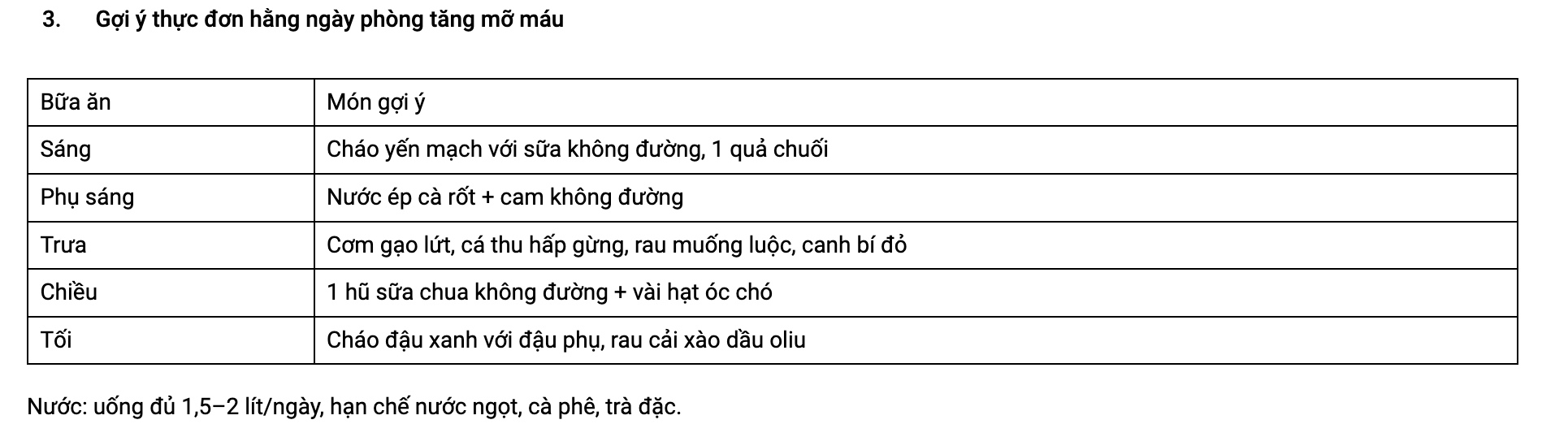Chế độ ăn phòng tăng mỡ máu ở người cao tuổi - Ảnh 2.
