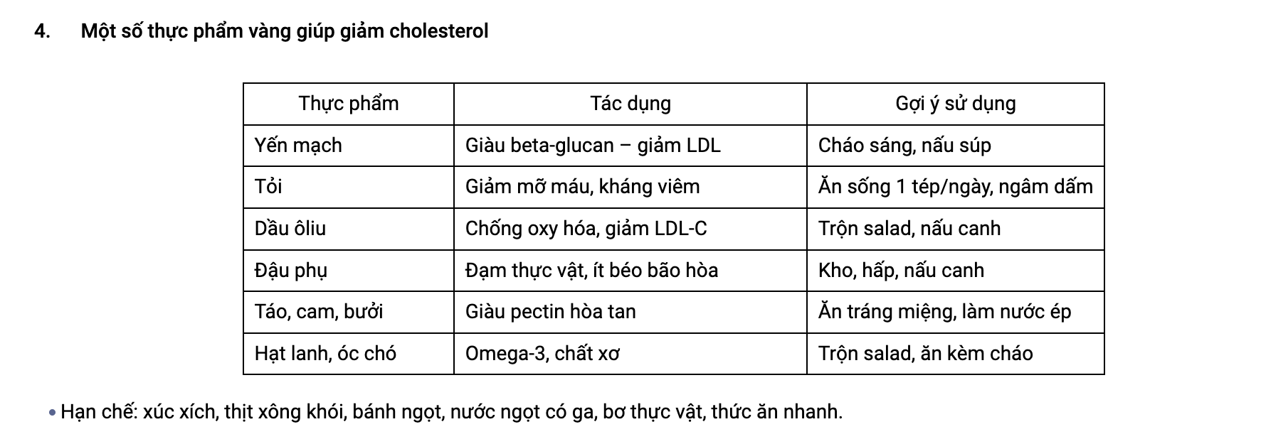 Chế độ ăn phòng tăng mỡ máu ở người cao tuổi - Ảnh 3.