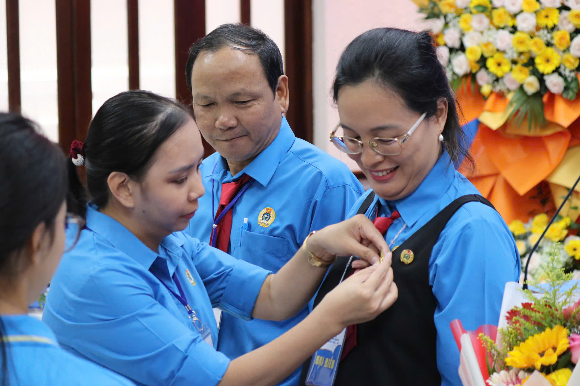 Bà Dương Thị Loan giữ chức Chủ tịch Công đoàn phường Tân Bình 5 img