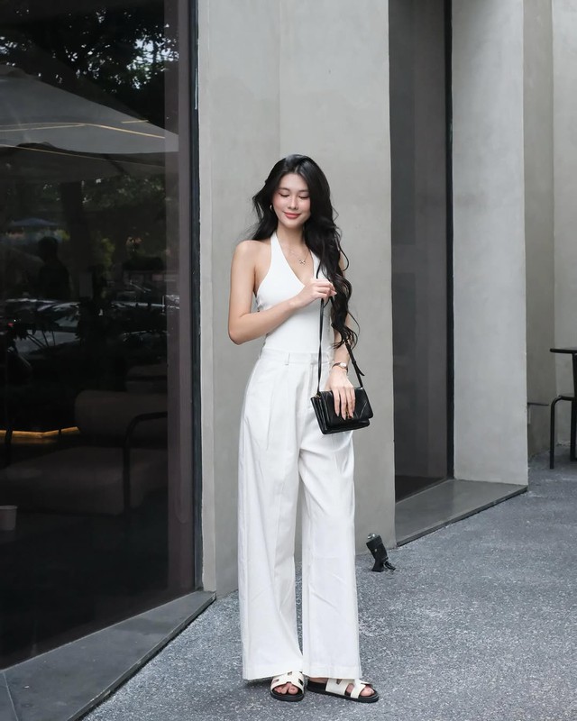 Quần trắng tạo điểm nhấn trong mọi phong cách- Ảnh 5.