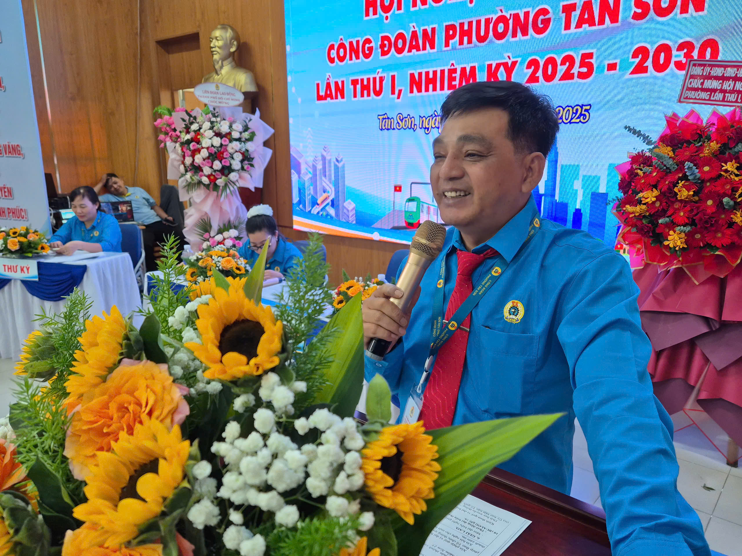 Công đoàn phường Tân Sơn: Xây dựng tổ chức Công đoàn vững mạnh toàn diện - Ảnh 4.