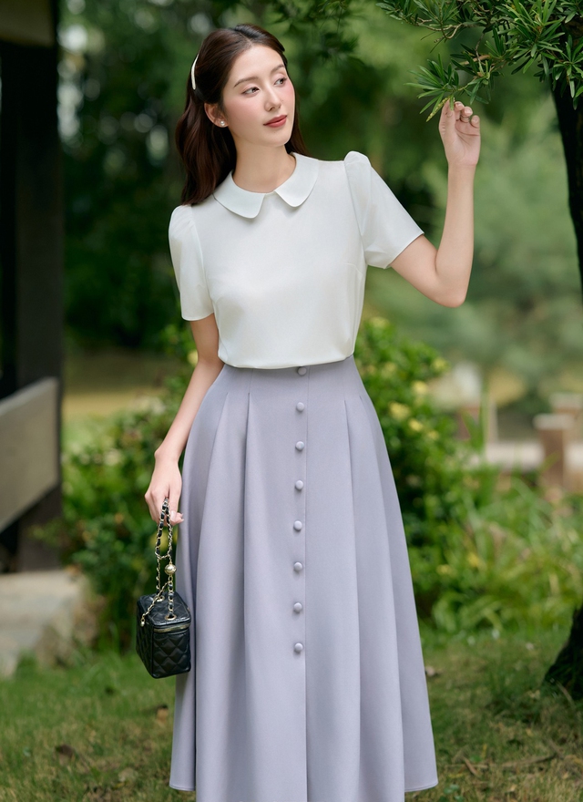 7 kiểu chân váy đa năng, cứ diện lên là đẹp- Ảnh 2. 7 kiểu chân váy đa năng, cứ diện lên là đẹp- Ảnh 2.