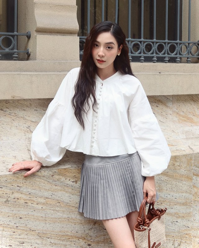 Sức hút từ những chiếc áo sơ mi tay bồng giúp nàng thêm kiêu kỳ- Ảnh 3.