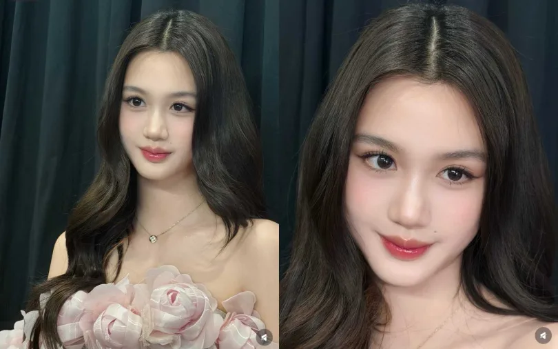 Mẹ là “biểu tượng gợi cảm châu Á”, con gái út của Chung Lệ Đề 15 tuổi đã cao 1m70, đẹp chấn động showbiz 7 Cận gương mặt đẹp không tì vết của Cayla làm bao người trầm trồ.