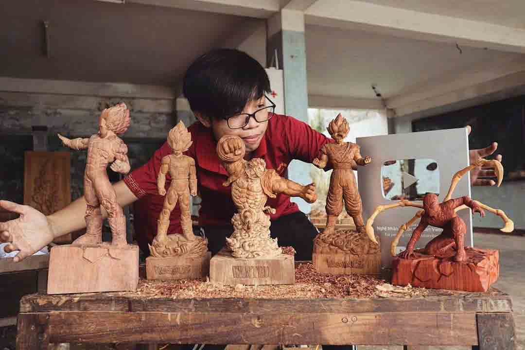 Chuyện nghệ nhân gen Z: Thế giới tượng gỗ của Trần Duy- Ảnh 5.
