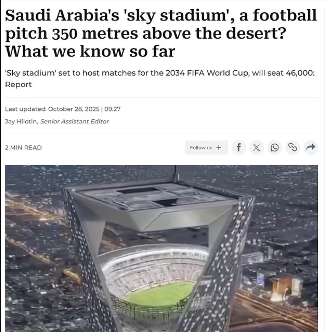 Sản phẩm AI "sân vận động World Cup trên không" gây ngỡ ngàng cả thế giới 2 Sản phẩm AI