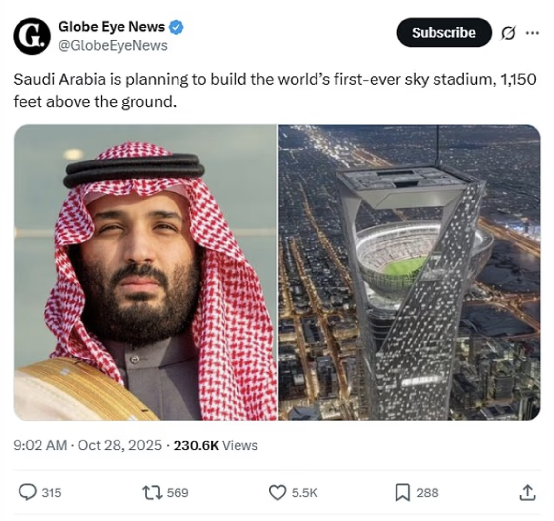 Sản phẩm AI "sân vận động World Cup trên không" gây ngỡ ngàng cả thế giới 3 Sản phẩm AI