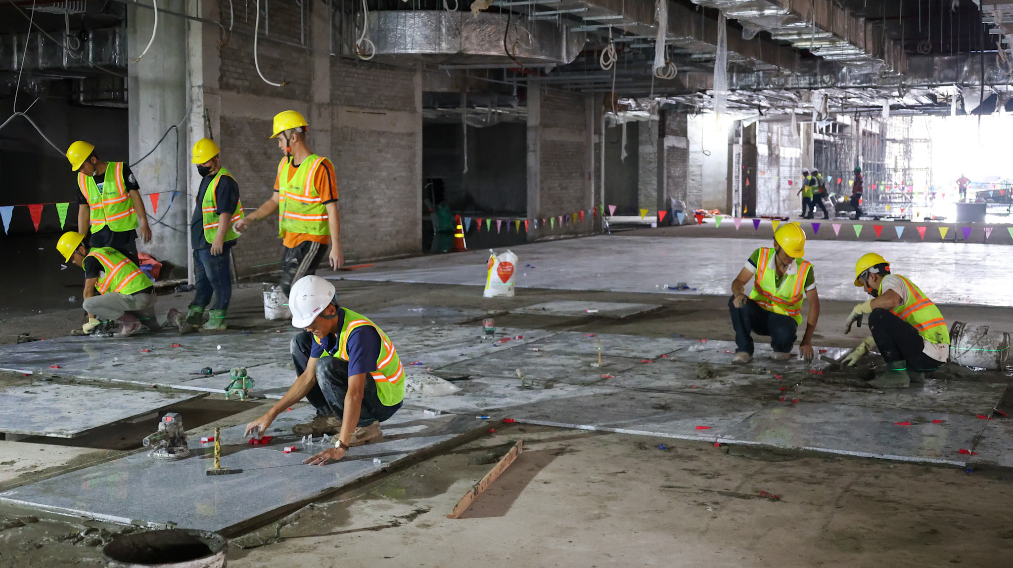 Sân bay Long Thành đón chuyến bay đầu tiên vào 19 - 12: Cận cảnh tiến độ thi công - Ảnh 7.