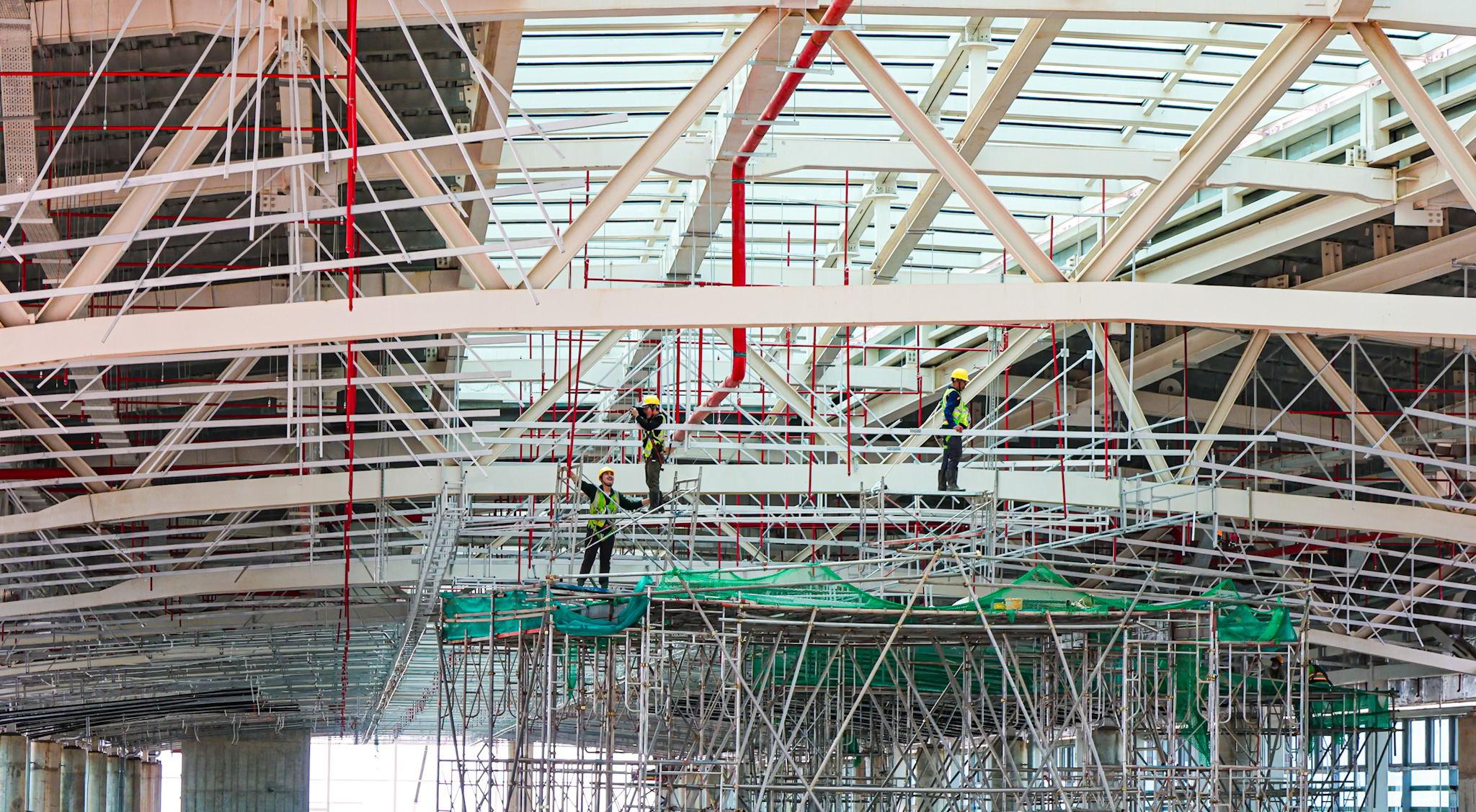 Sân bay Long Thành đón chuyến bay đầu tiên vào 19 - 12: Cận cảnh tiến độ thi công - Ảnh 8.