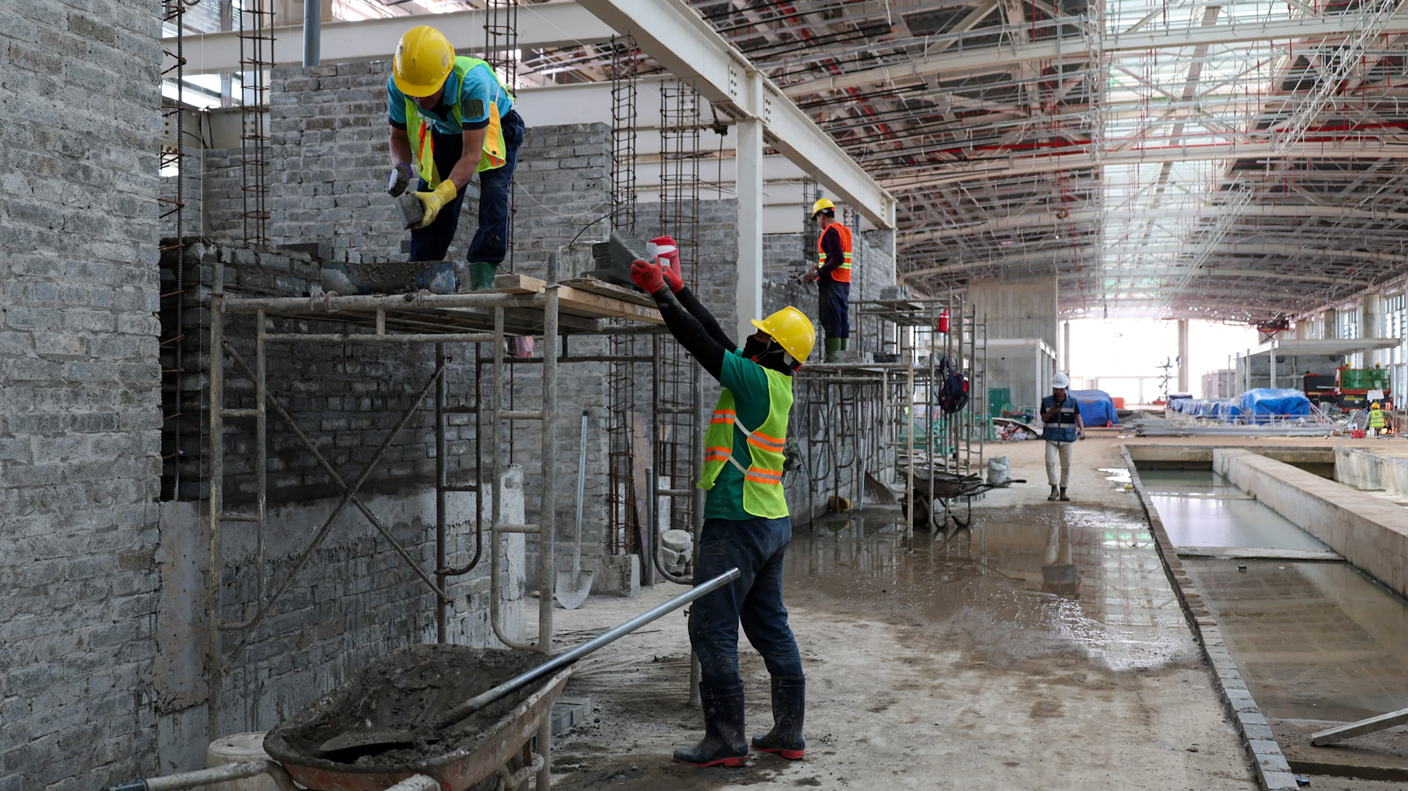 Sân bay Long Thành đón chuyến bay đầu tiên vào 19 - 12: Cận cảnh tiến độ thi công - Ảnh 12.