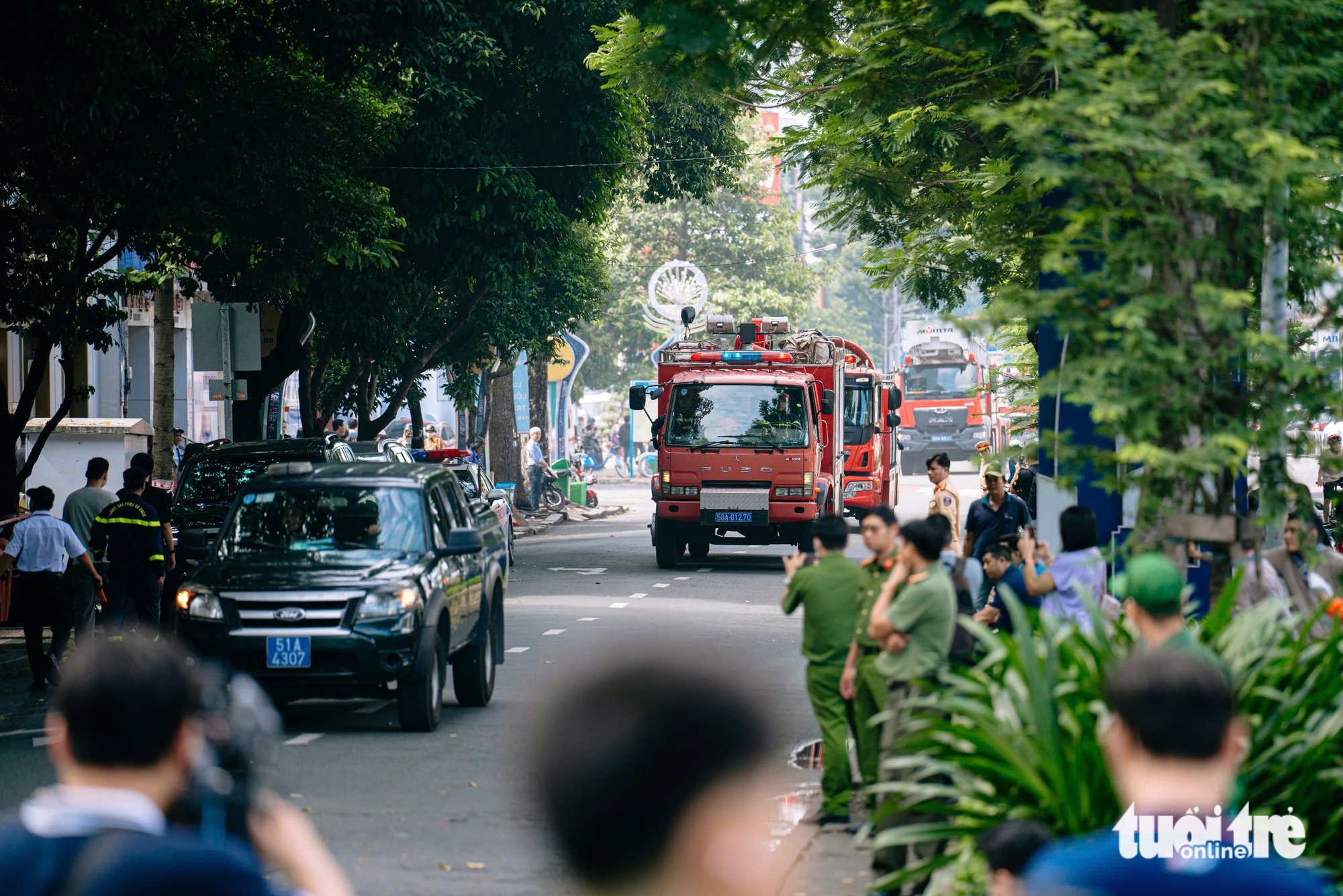 Diễn tập chữa cháy và cứu nạn, cứu hộ tại tòa nhà Saigon Centre - Ảnh 3.