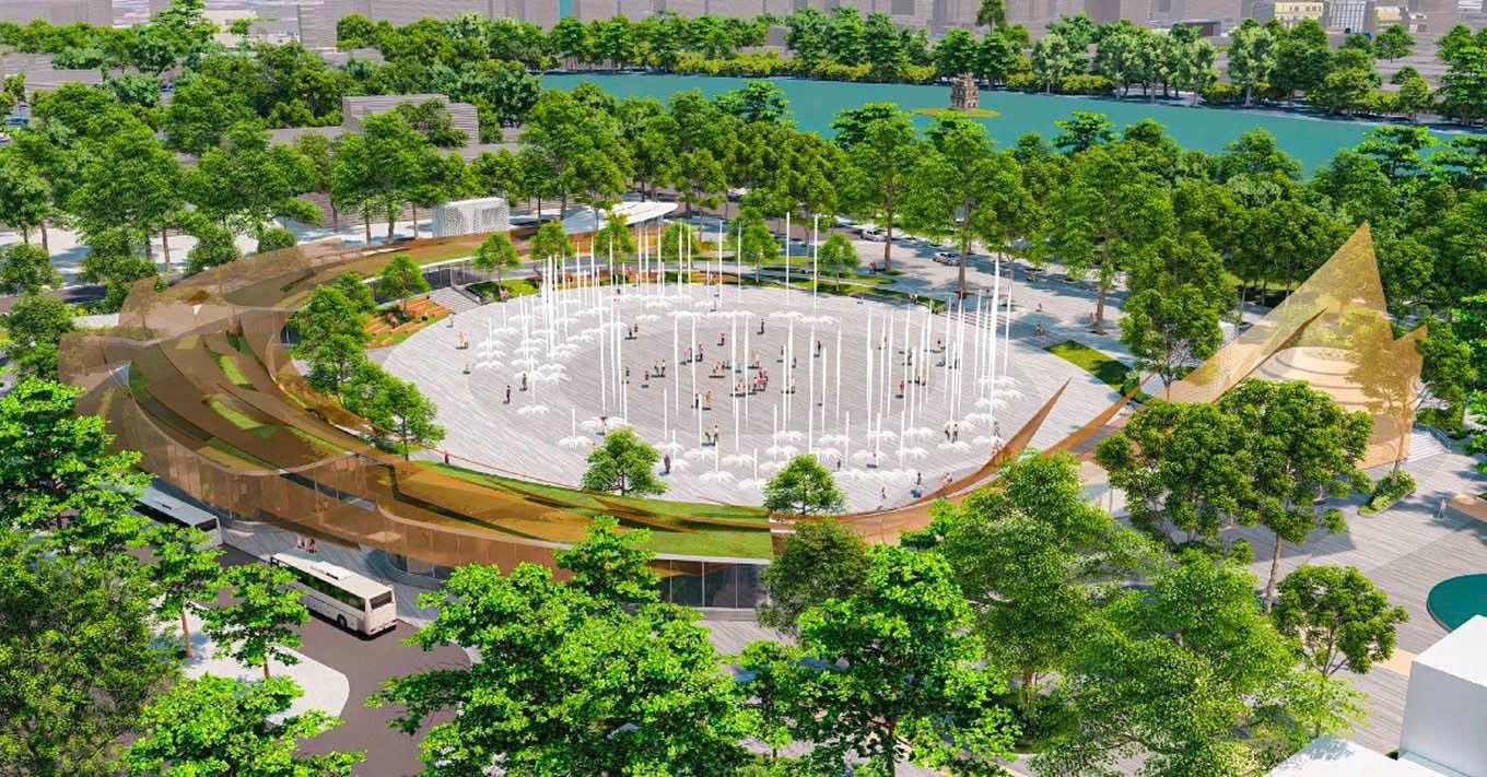 Quảng trường mới và sức hút tại hồ Gươm: Tương lai văn hóa đô thị Hà Nội - Ảnh 2.