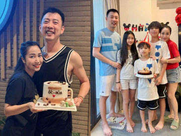 Ốc Thanh Vân khoe ảnh hẹn hò với ông xã Trí Rùa, từ ngày đưa 3 con về Việt Nam sung sướng hơn hẳn