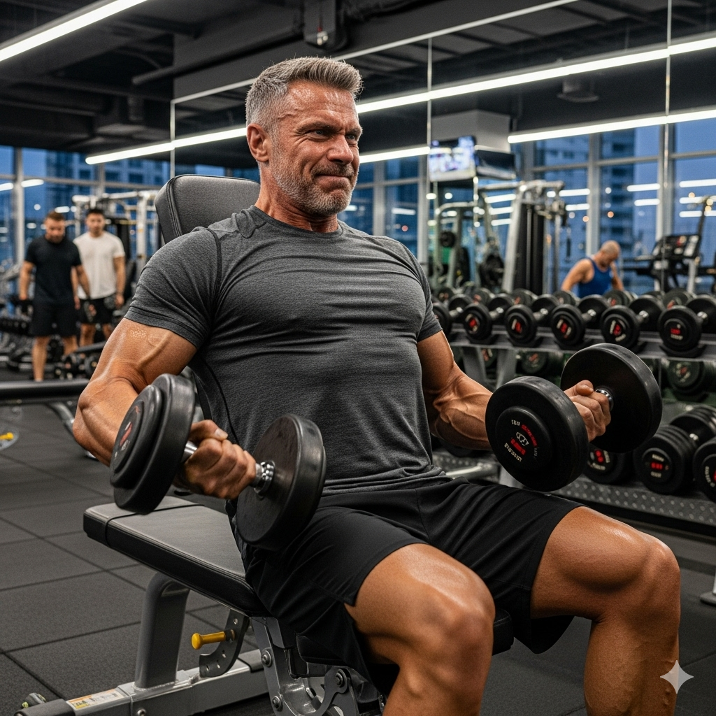 3 bí quyết vàng giúp duy trì cơ bắp sau tuổi 40- Ảnh 1.