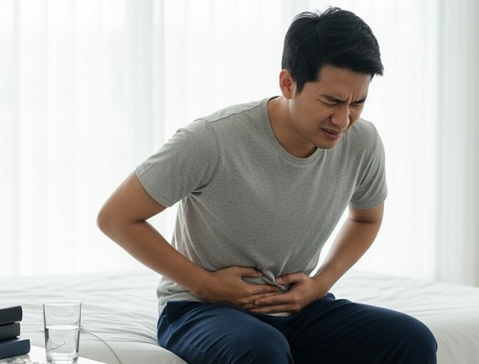 Uống ít nước có thể làm tăng nguy cơ viêm đường tiết niệu. Ảnh được tạo bởi AI