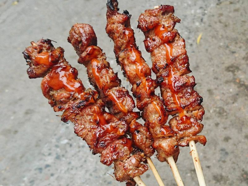 Thịt xiên nướng thơm ngon