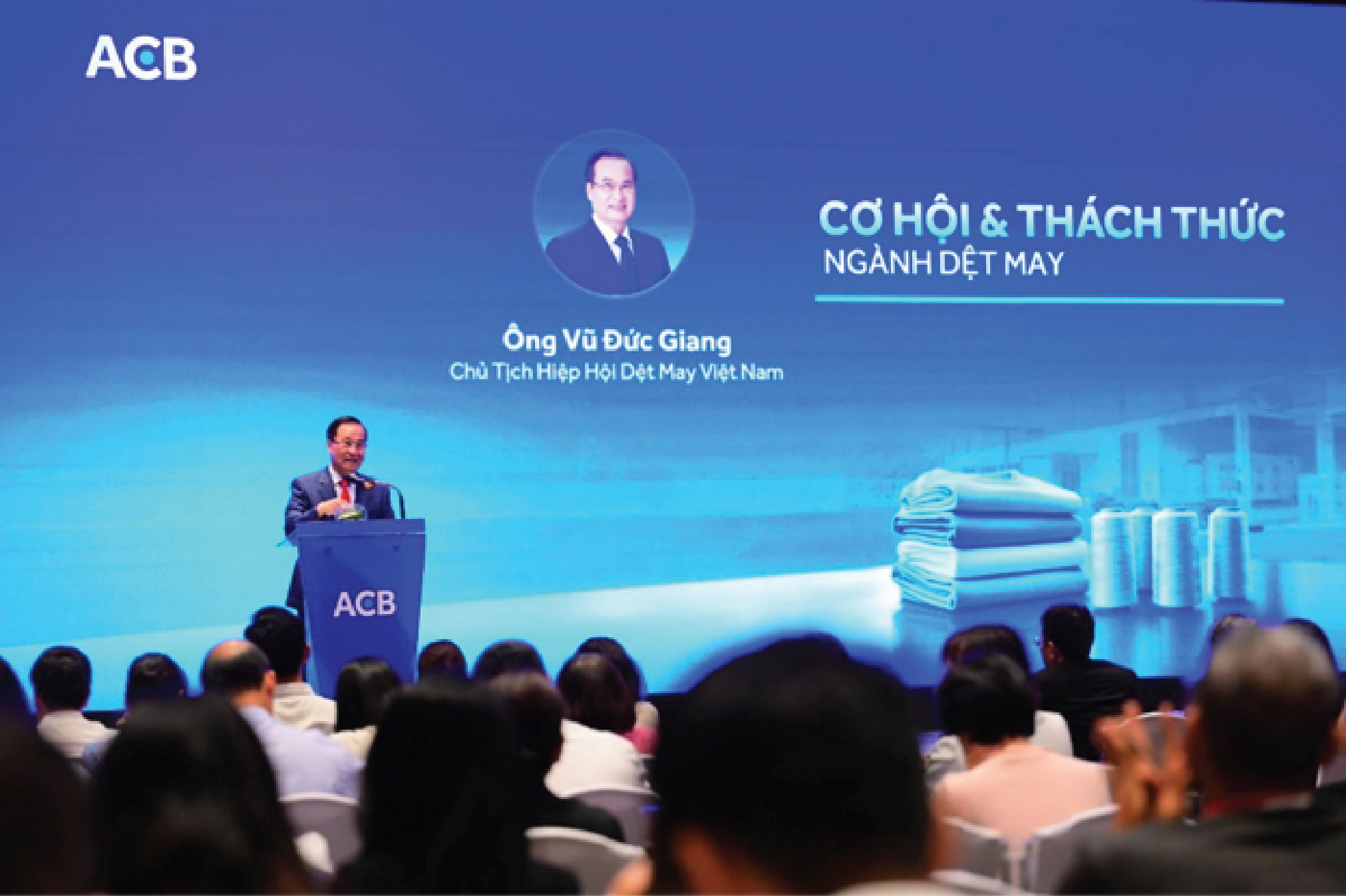 Dệt may tăng tốc cuối năm: ACB tiếp sức bằng giải pháp tài chính chuyên biệt- Ảnh 1. Dệt may tăng tốc cuối năm: ACB tiếp sức bằng giải pháp tài chính chuyên biệt- Ảnh 1.