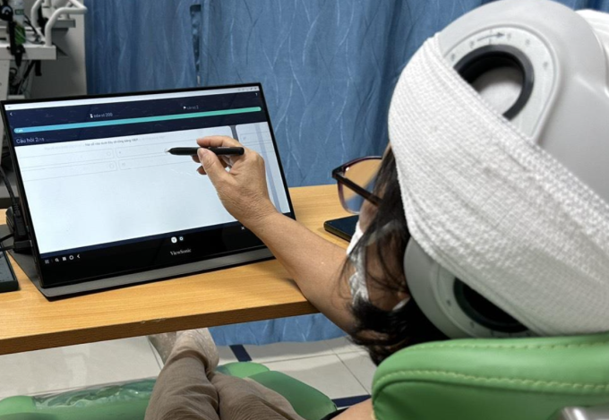 Người bệnh Alzheimer điều trị tại Bệnh viện Quân y 175. Ảnh: Bệnh viện cung cấp