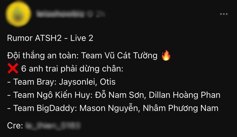 Chưa lên sóng, Anh Trai Say Hi mùa 2 đã lộ danh sách 6 người bị loại, trong đó có Negav?- Ảnh 1.