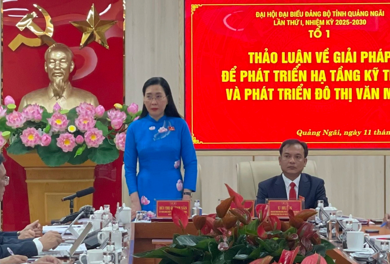 Bà Bùi Thị Quỳnh Vân làm Bí thư Tỉnh ủy Quảng Ngãi nhiệm kỳ 2025 1 Bà Bùi Thị Quỳnh Vân làm Bí thư Tỉnh ủy Quảng Ngãi nhiệm kỳ 2025 - 2030 - Ảnh 1.