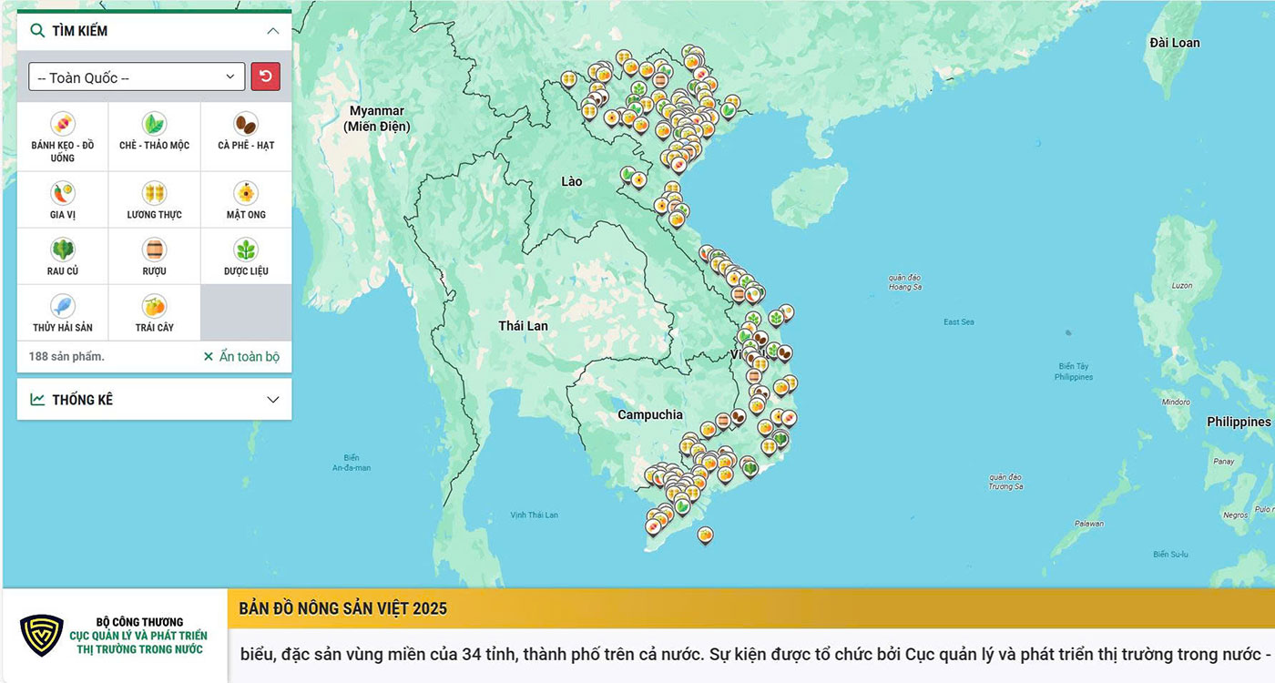 Bản đồ nông sản Việt sắp công bố có gì đặc biệt?- Ảnh 1.