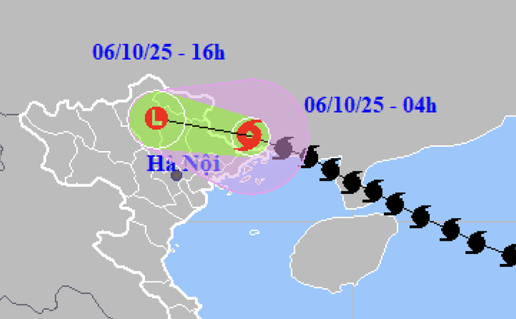 Bão Matmo đổ bộ vào Trung Quốc, miền Bắc mưa lớn hôm nay 1 bão matmo - Ảnh 1.