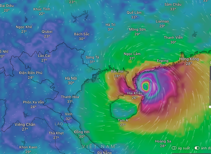 Bão số 11 Matmo ảnh hưởng nghiêm trọng đến Quảng Ninh , Hưng Yên và Lạng Sơn - Ảnh 1. Bão số 11 Matmo ảnh hưởng nghiêm trọng đến Quảng Ninh , Hưng Yên và Lạng Sơn - Ảnh 1.