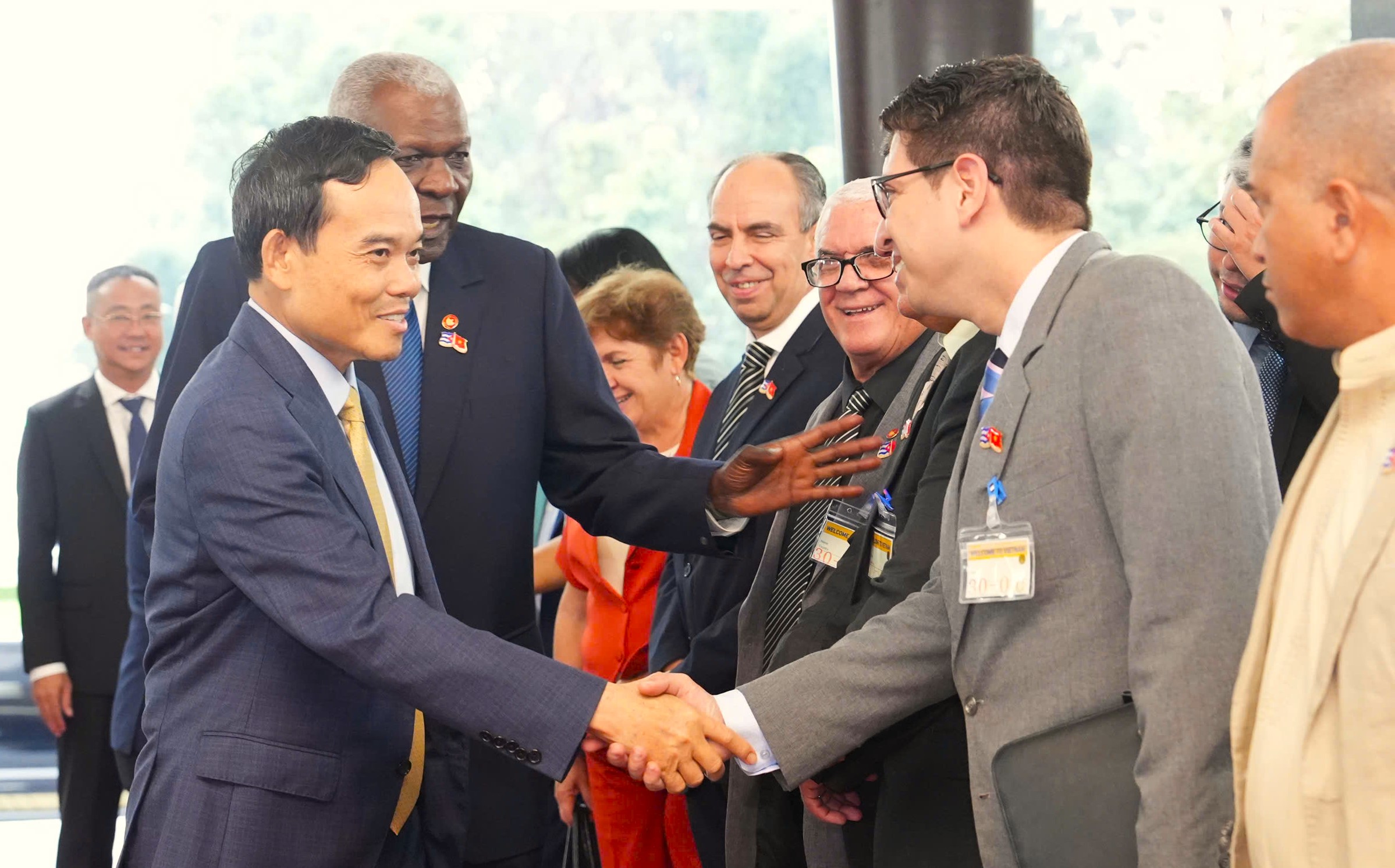 Bí thư Thành ủy TP.HCM Trần Lưu Quang hội kiến Chủ tịch Quốc hội Cuba- Ảnh 1.